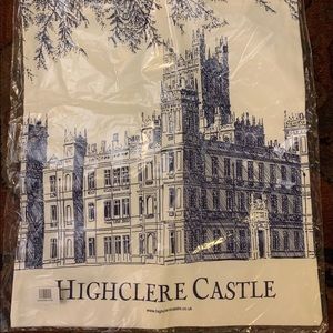 Canvas shopper tote Highclere Castle Downton Abbey